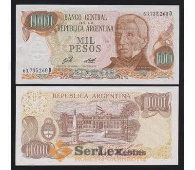 Аргентина 1000 песо ND 1976-1983 Р304b(1) UNC арт. 54313