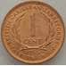 Монета Восточно-Карибские острова 1 цент 1965 КМ2 UNC (J05.19) арт. 15715