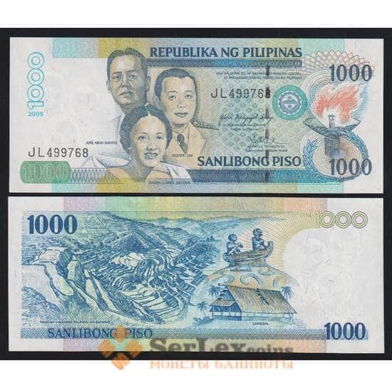 Филиппины 1000 песо 2005 Р197b UNC арт. 51976