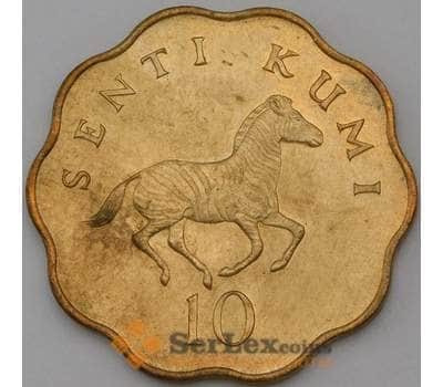 Монета Танзания 10 сенти 1977 КМ11 AU арт. 27011