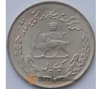 Монета Иран 1 риал 1974 КМ1183 UNC ФАО (J05.19) арт. 15534