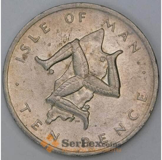 Мэн Остров 10 пенсов 1978 КМ36 XF арт. 38587 Мэн Остров 10 пенсов 1978 КМ36 XF арт. 38587