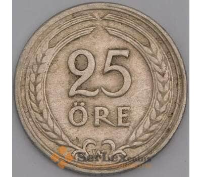 Швеция монета 25 эре 1921 КМ798 VF арт. 43966