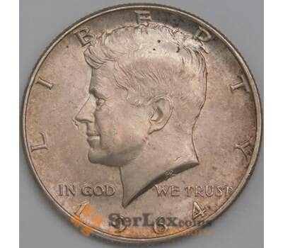 США монета 1/2 доллара 1964 KM202 AU Кеннеди арт. 43165