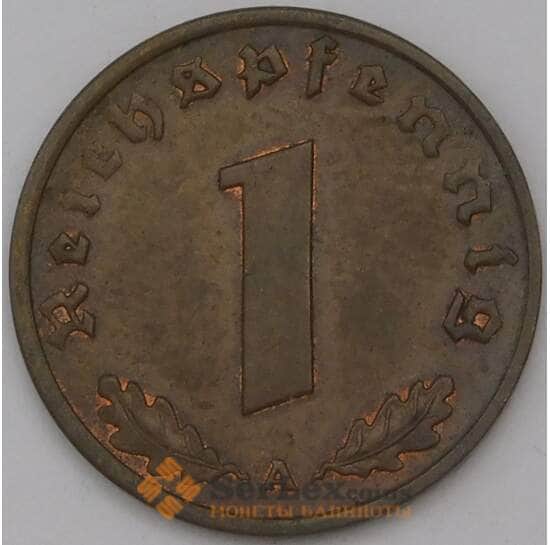 Германия 1 пфенниг (рейхспфенниг) 1937 А КМ89  арт. 31539