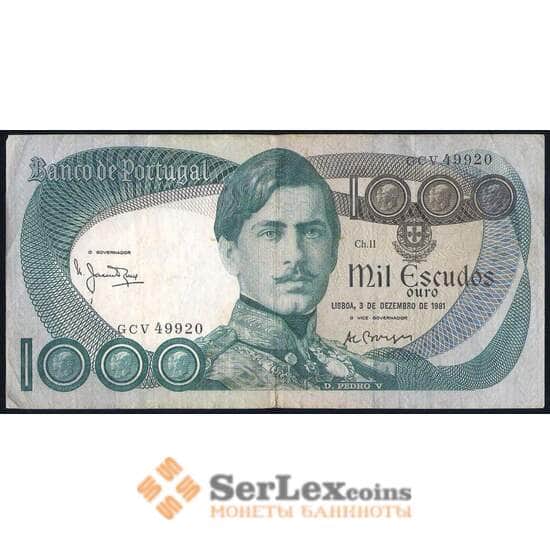 Португалия 1000 эскудо 1981 Р175 VF арт. 39733 Португалия 1000 эскудо 1981 Р175 VF арт. 39733