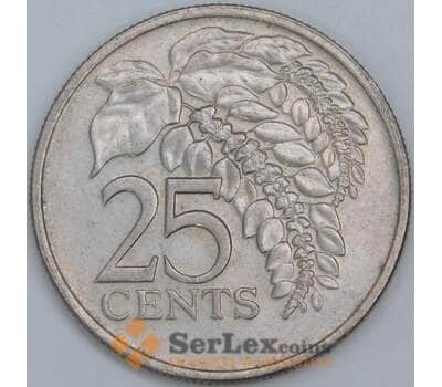 Тринидад и Тобаго 25 центов 1978 КМ32 AU-aUNC арт. 57536