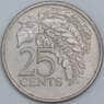Тринидад и Тобаго 25 центов 1978 КМ32 AU-aUNC арт. 57536