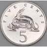 Ямайка 5 центов 1992 КМ46а BU арт. 51280