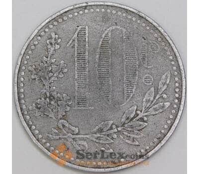 Алжир 10 сантимов 1918 TnA5 F арт. 55160