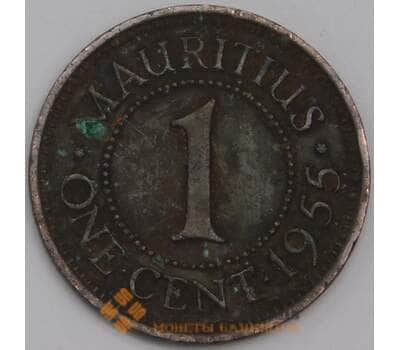Маврикий 1 цент 1955 КМ31 F арт. 40873