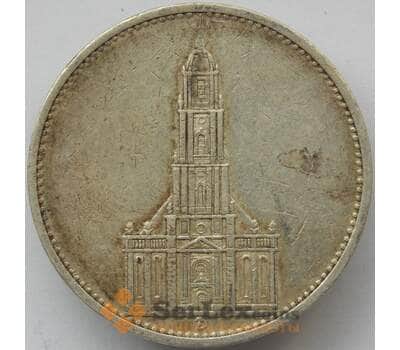 Монета Германия 5 марок (рейхсмарок) 1934 D КМ83 VF Серебро (J05.19) арт. 14761