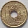 Испания 25 песет 1997 КМ983 UNC Мелилла (J05.19) арт. 15584