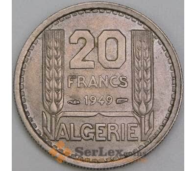 Алжир 20 франков 1949 КМ91 AU арт. 55117