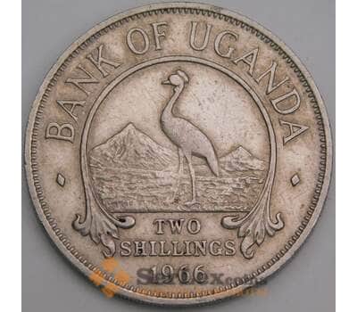 Уганда 2 шиллинга 1966 КМ6 VF арт. 46328