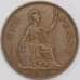 Великобритания монета 1 пенни 1938 КМ845 XF арт. 42932