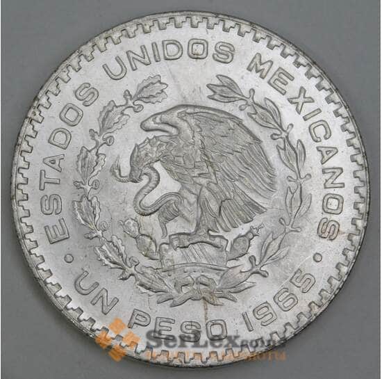Мексика 1 песо 1965 КМ459 UNC арт. 56150 Мексика 1 песо 1965 КМ459 UNC арт. 56150