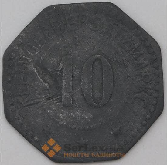 Германия Нотгельд 10 пфеннигов  MUCHELN арт. 23250
