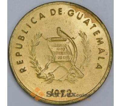 Гватемала 1 сентаво 1972 КМ273 UNC арт. 57566