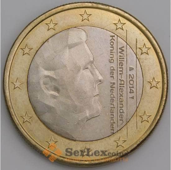 Нидерланды монета 1 евро 2014 КМ350 UNC арт. 45974