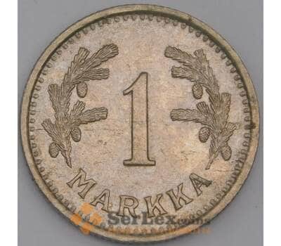 Финляндия монета 1 марка 1937 КМ30 XF арт. 43968