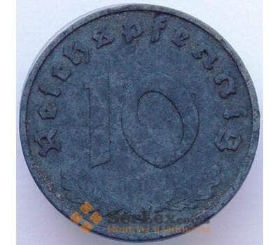 Монета Германия 10 рейхспфеннигов 1940 J КМ101 XF (J05.19) арт. 16862