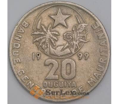 Мавритания монета 20 угий 1999 КМ5 XF арт. 44788