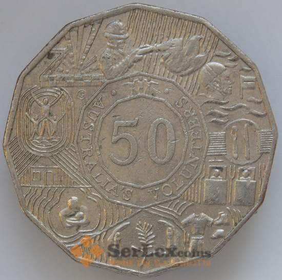 Австралия 50 центов 2003 КМ689 VF Год волонтера (J05.19) арт. 17187