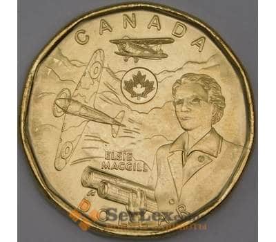 Канада монета 1 доллар 2023 UNC Элси Макгилл арт. 43857