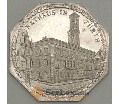 Германия Нюрнберг 20 пфеннигов 1921 Proof RATHAUS IN FURTH (j05.19) арт. 21216
