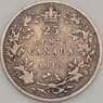 Канада 25 центов 1910 VF- Серебро арт. 21722