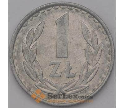 Монета Польша 1 злотый 1986 Y49.2 арт. 36910
