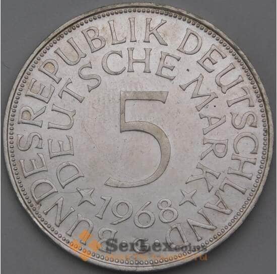 Германия 5 марок 1968 G КМ112 BU арт. 29179