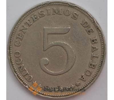 Монета Панама 5 сентесимо 1966 КМ23.2 XF арт. 39341