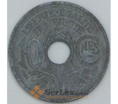 Франция 10 сантимов 1945 КМ906 VF арт. 56911