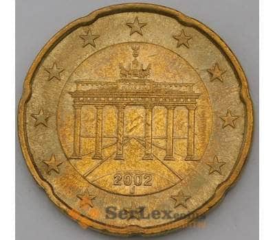 Монета Германия 20 центов 2002 J AU арт. 28569