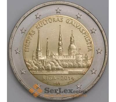Латвия монета 2 евро 2014 КМ158 UNC  арт. 45627