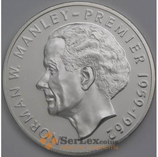 Ямайка 5 долларов 1973 КМ59 Proof Первый министр Ямайки - Норман Мэнли арт. 40255
