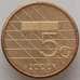 Монета Нидерланды 5 гульденов 2000 КМ210 AU арт. 13108