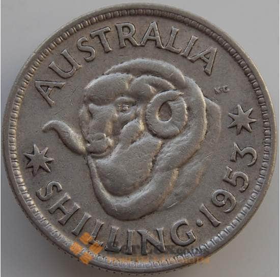 Австралия 1 шиллинг 1953-1954 КМ53 VF арт. 11450