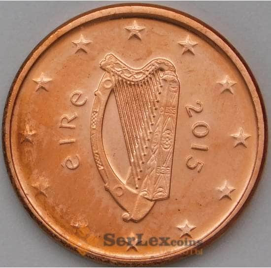 Ирландия 1 цент 2015 BU Из Набора арт. 28582