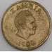 Замбия монета 1 квача 1989 КМ26 XF арт. 44938