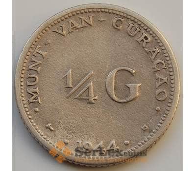 Монета Кюрасао 1/4 гульдена 1944 КМ44 VF- арт. 8320