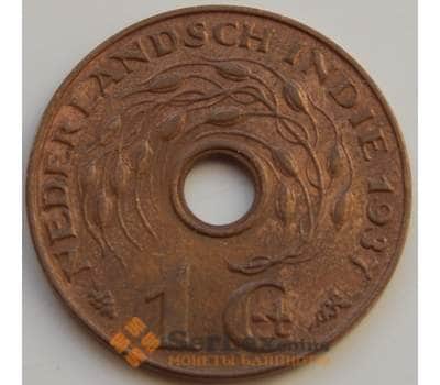 Монета Нидерландская Восточная Индия 1 цент 1936-1945 КМ317 VF арт. 8317