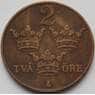 Швеция 2 эре 1940 КМ778 VF (J05.19) арт. 16738