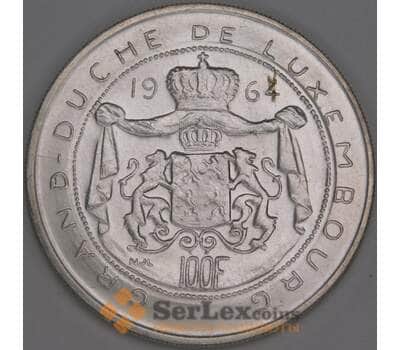 Люксембург 100 франков 1964 КМ54 UNC арт. 53307