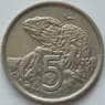 Новая Зеландия 5 центов 1975 КМ34 XF арт. 17262