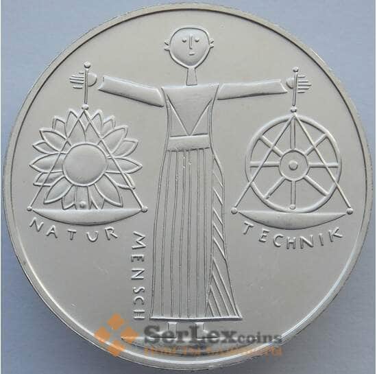 Германия 10 марок 2000 КМ199 Proof ЭКСПО 2000 Серебро  (J05.19) арт. 16267