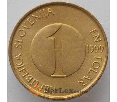 Монета Словения 1 толар 1999 КМ4 UNC (J05.19 арт. 15568