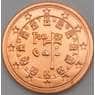 Португалия 1 цент 2014 BU из набора арт. 28839